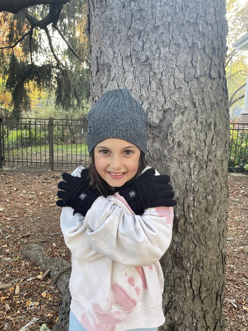 N'Ice Caps Kids Beanie Hats 2-Pack Double Layered Knit Winter Warm Boys Girls - Image 5